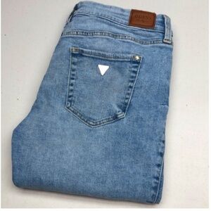 LIKE NEW GUESS LOS ANGELES POWER CURVY SKINNY JEANS 28x28 ⭐️